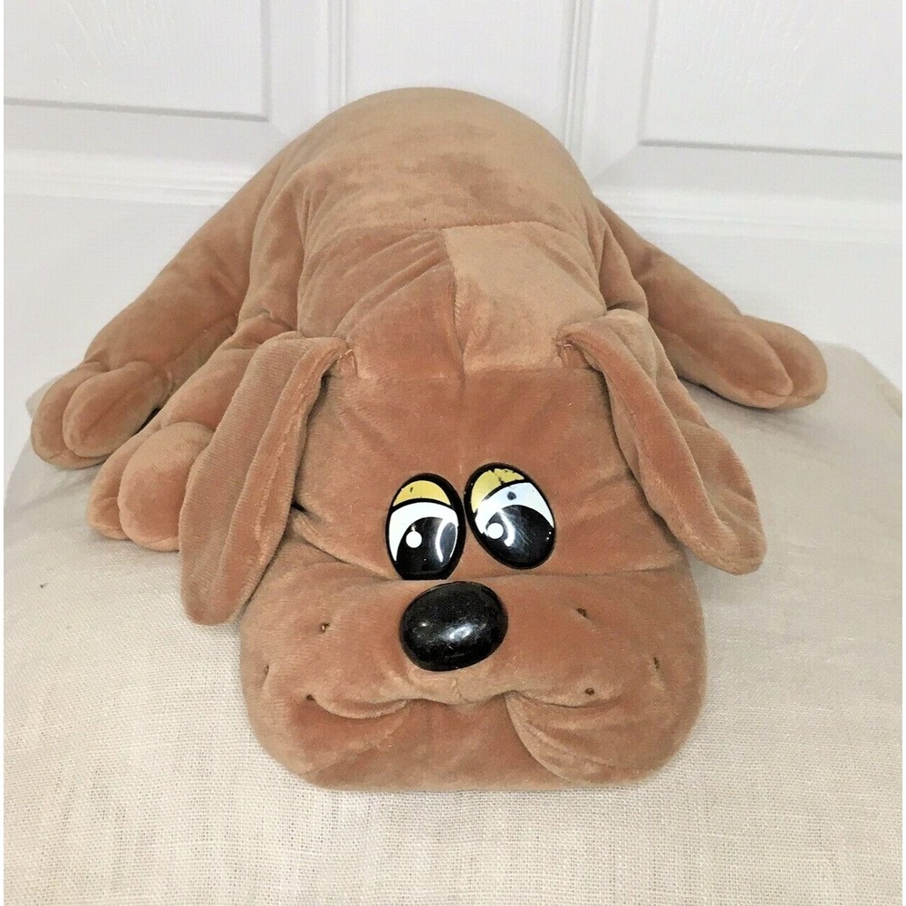 Pound Puppies Plush‎ Vintage Tonka Brown Puppy Dog 18" 1985 Stuffed Animal